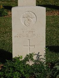 Salonika (Lembet Road) Military Cemetery - Coffey, Daniel